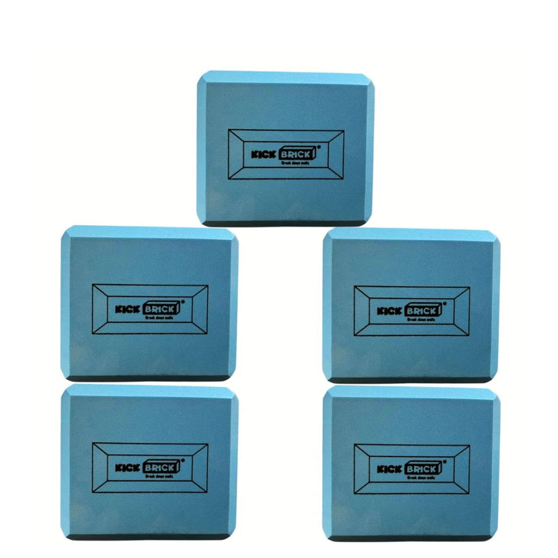 KICKBrick Pack of 5 Blue Half Bricks 3yrs+