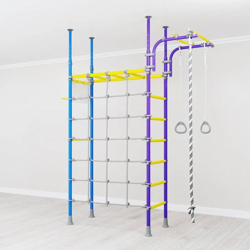 Swedish Home Play Gym Set - No Drilling Needed! 3yrs+