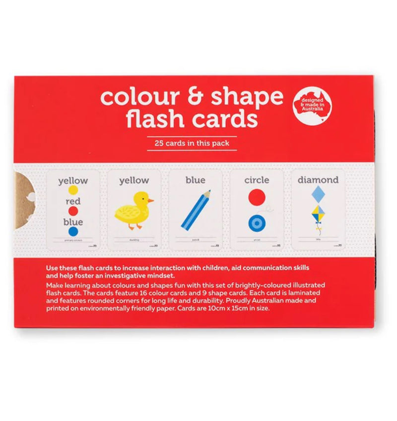 Colour and Shape Flash Cards by Two Little Ducklings 3yrs+