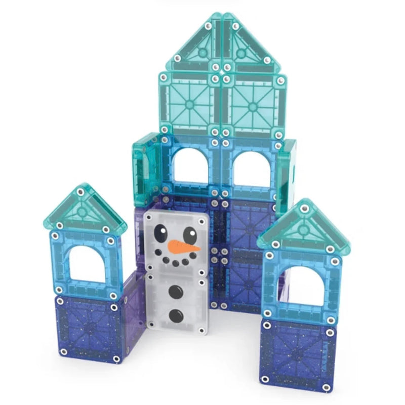 Magna Tiles MicroMAGS Winter Wonder 26pcs Magnetic Tiles Travel Set Travel Toys 3yrs+