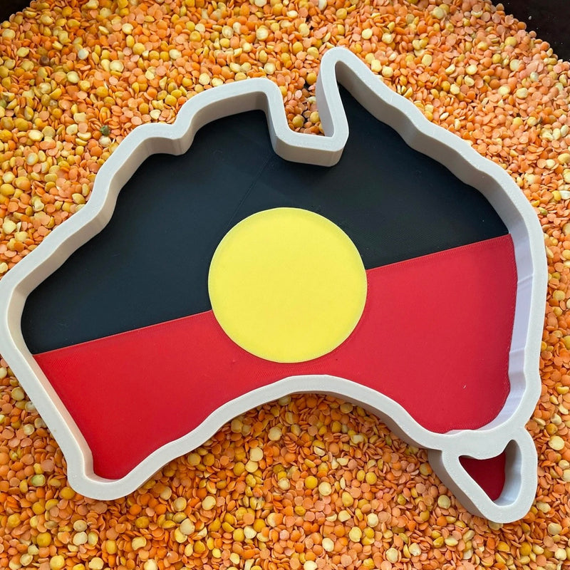 First Nation Flag Eco Play Tray by Naturally Playful Nature Play Tools Sensory Toys First Nation Resources 3yrs+