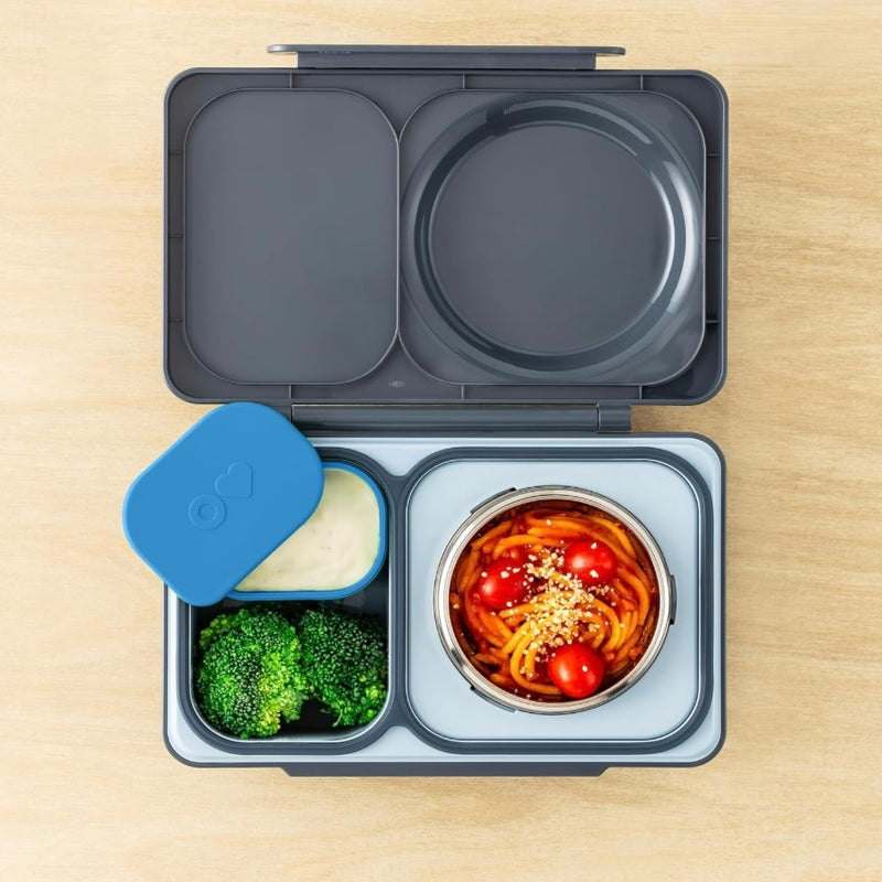OMIEBOX Up Silicone Dip Containers 2pc 135ml 2 Colours Kids Lunchbox
