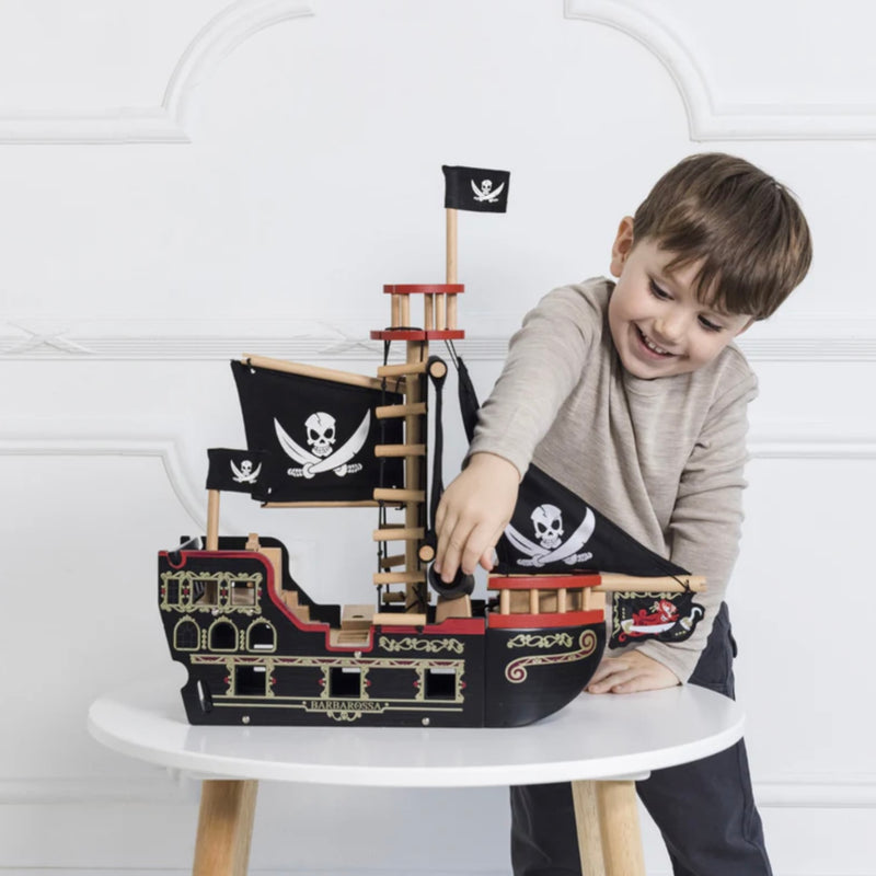 Le Toy Van Barbarossa Pirate Ship 3yrs+