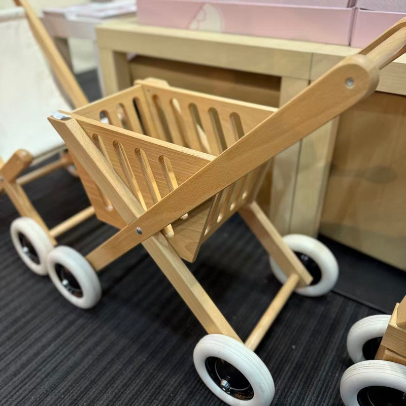 Egmont Wooden Shopping Trolley Play Shop 3yrs+ (Furniture Shipping)