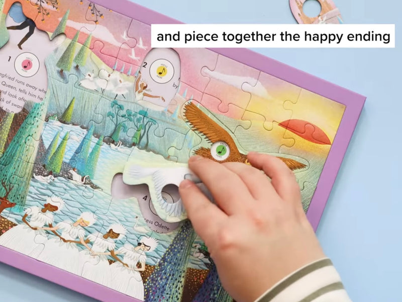 Story Orchestra The Swan Lake Musical Jigsaw Puzzle by Jessica Courtney-Tickle 5yrs+
