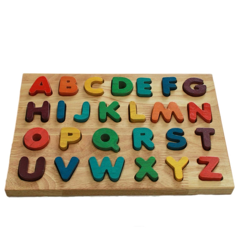 Qtoys Rainbow Capital Letter Puzzle Early Literacy Cognitive Developmental Toys for Toddlers 2yrs+