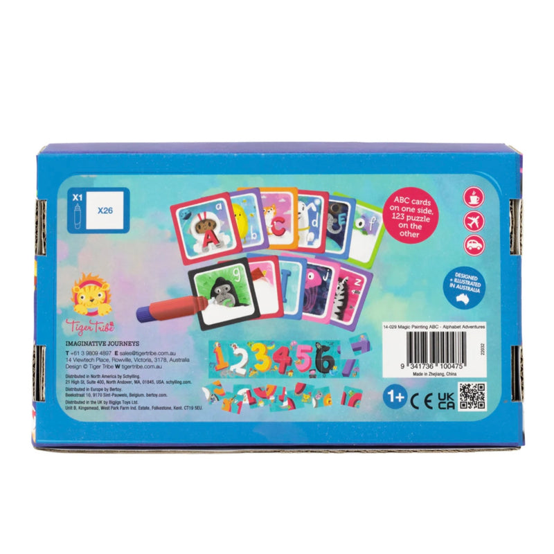 Tiger Tribe Magic Painting ABC Alphabet Adventures Arts and Craft for Kids 12m+