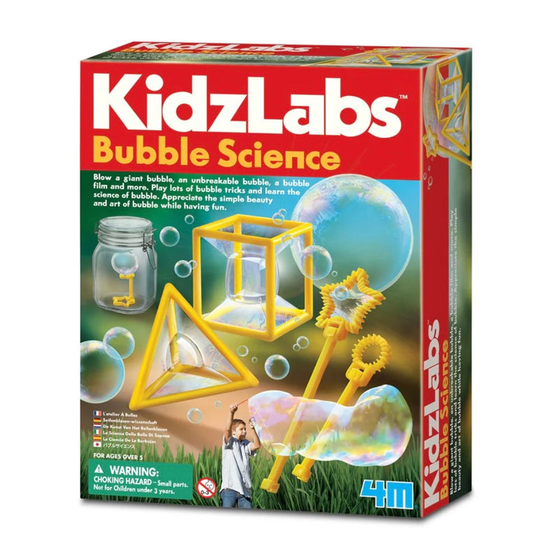 4M KidzLabs Bubble Science Kit Early Science STEM Toys 5yrs+