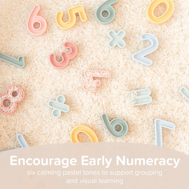 Inspire My Play Silicone Number Set 30pcs Early Math Games for Kids 3yrs+