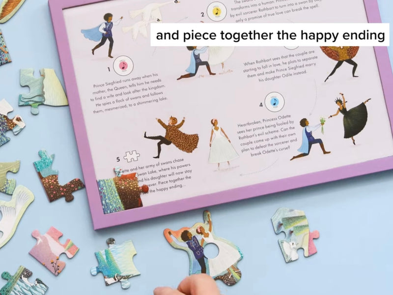 Story Orchestra The Swan Lake Musical Jigsaw Puzzle by Jessica Courtney-Tickle 5yrs+