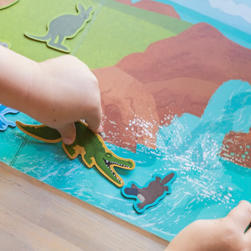 Tiger Tribe Magna Carry Aussie Animals Magnetic Playscape Travel Toys 3yrs+