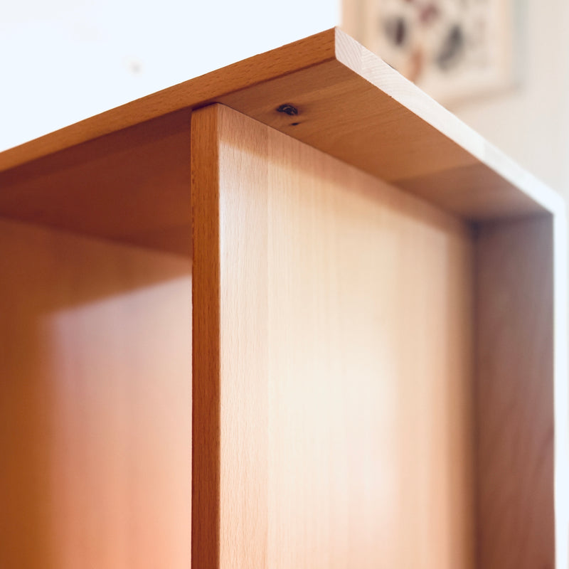 Montessori Beechwood 4 Tier Open Shelf Toddler/ Kids Toy Book Shelf 34.5(D) x 100 (L) X 100 (H)cm Kids Furniture (Furniture Shipping)