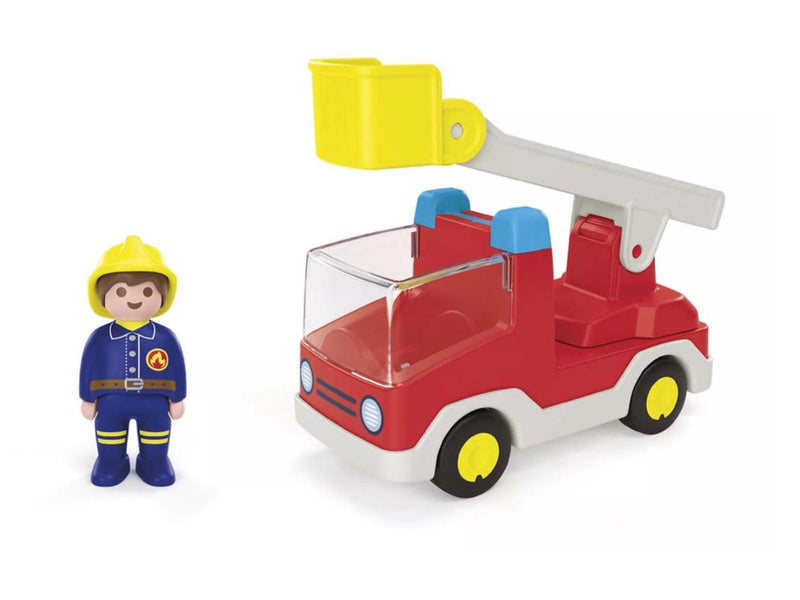 Playmobil Junior Ladder Unit Fire Truck Toy Car Toddlers Gift Idea 12m+