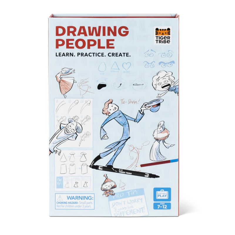 Tiger Tribe Drawing People Learn, Practice, Create Arts and Craft for Kids 7yrs+