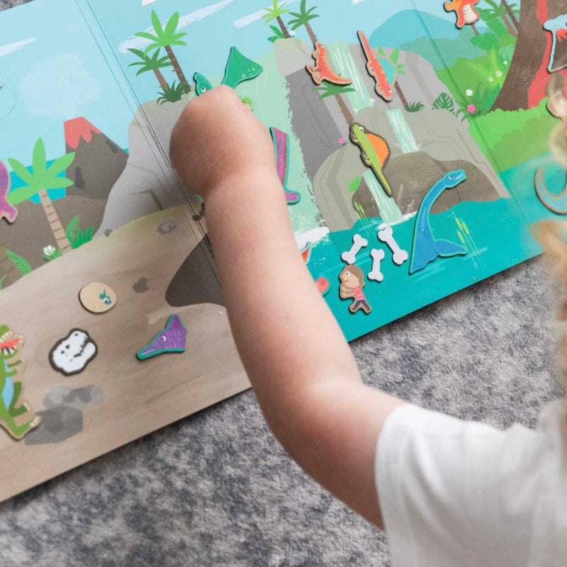 Tiger Tribe Magna Carry Dino World Travel Toys Dinosaur Toy Dinosaur and Dragon Theme 3yrs+