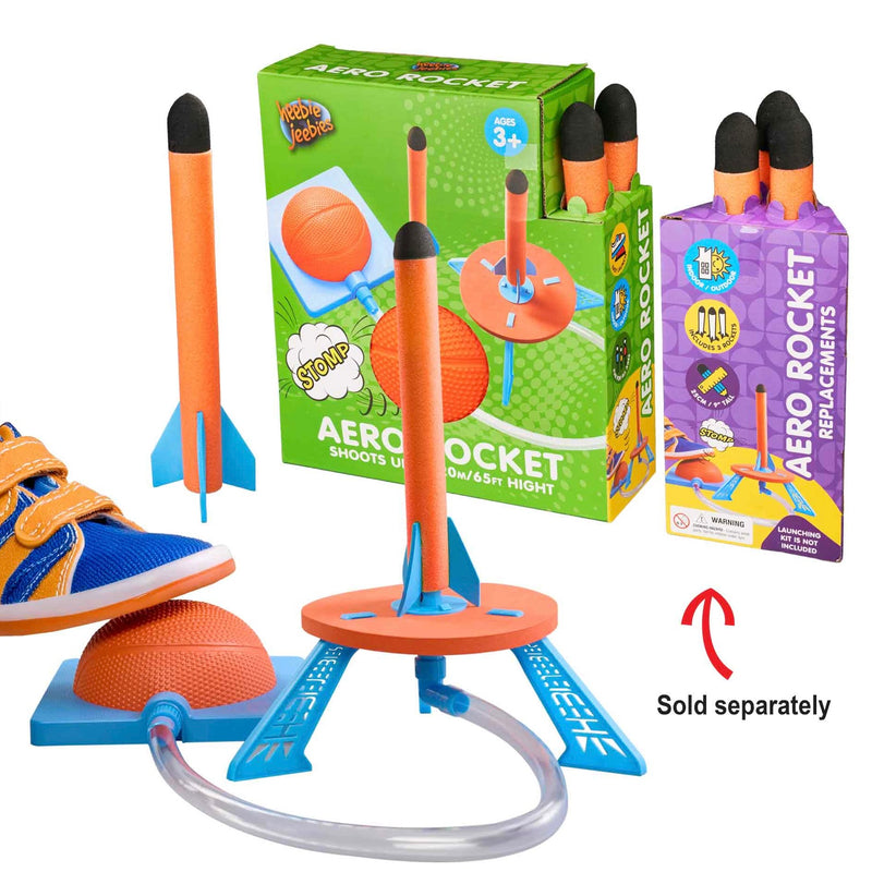 Heebie Jeebies Aero Rocket Foam Rocket Launcher Early Science STEM Toys Outdoor Toys 3yrs+