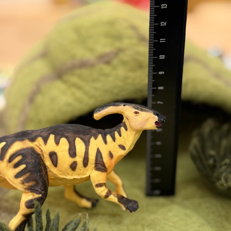 Parasaurolophus Figurine by Safari Ltd Large Dinosaur & Prehistoric World Collection Animal Figurines Dinosaur and Dragon Theme 3yrs+