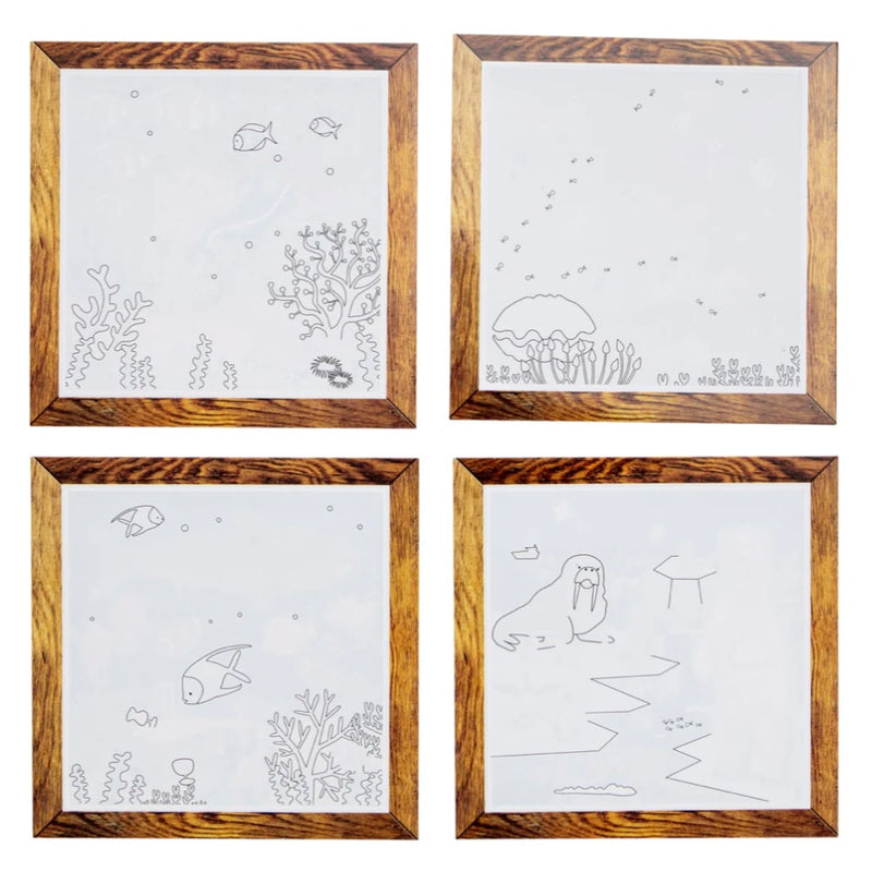 Tiger Tribe Magic Water Painting World Ocean Art and Craft for kids 12m+