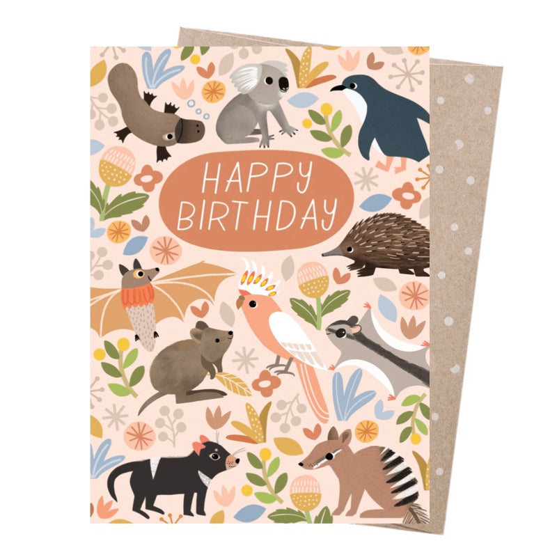 Birthday Card Everyone’s Invited by Earth Greetings (First Nation Artist Sarah Allen)