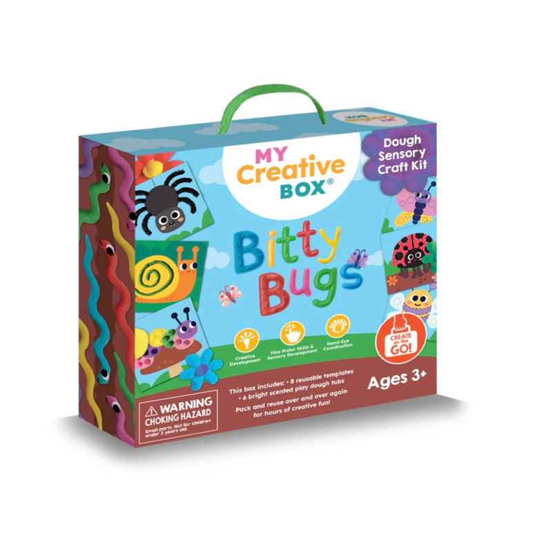 My Creative Box Bitty Bugs Dough Playdough Sensory Art and Craft Developmental Toys for Preschoolers 3yrs+