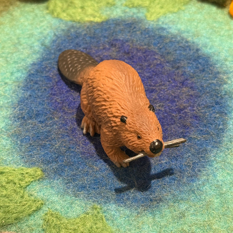 Beaver Figurine by Safari Ltd Woodland Collection Animal Figurines 3yrs+