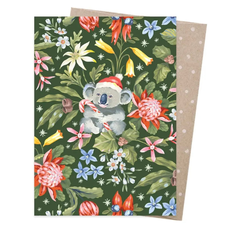 Christmas Koala Card by Earth Greetings Christmas Card Christmas Range