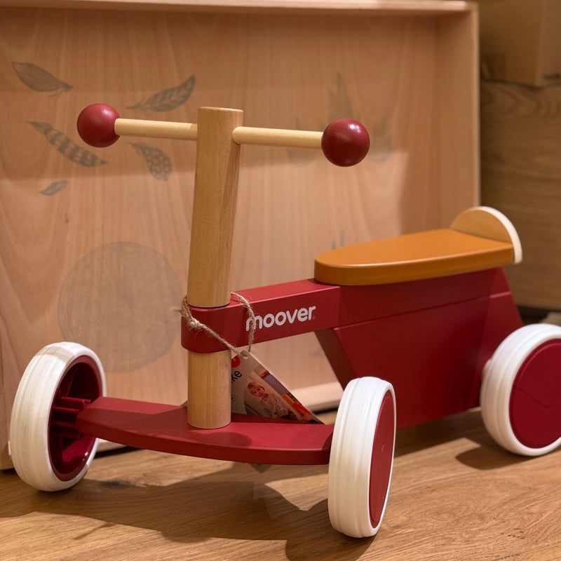 Moover Toys Ride On Bike RED Toddler Ride On Bike Kids ride on toys Best Seller 18m+ (Furniture Shipping)