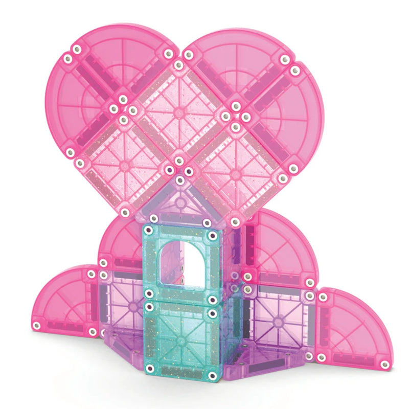 Magna Tiles MicroMAGS Heart To Heart 26pcs Magnetic Tiles Travel Set Travel Toys 3yrs+