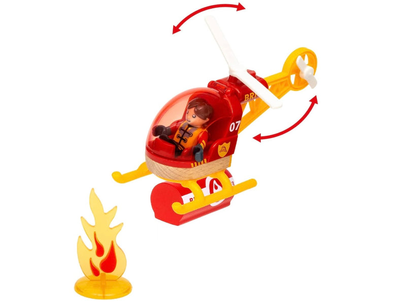 BRIO Rescue Team Train 44pcs Large Set 3yrs+