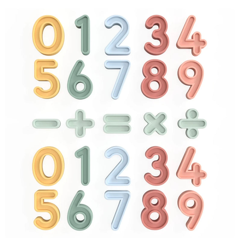 Inspire My Play Silicone Number Set 30pcs Early Math Games for Kids 3yrs+