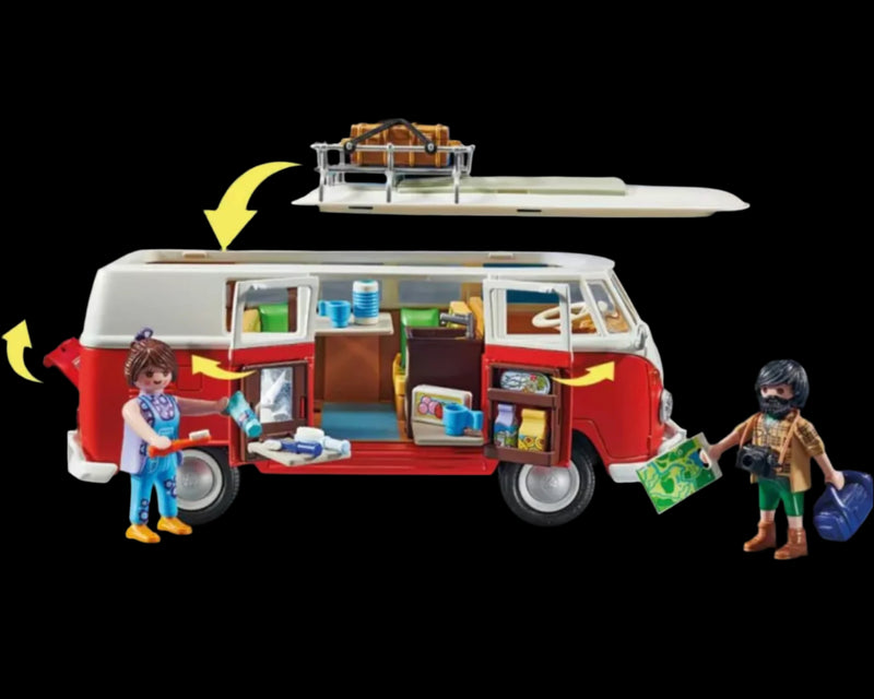Playmobil Volkswagen Campervan Toy Car 3yrs+