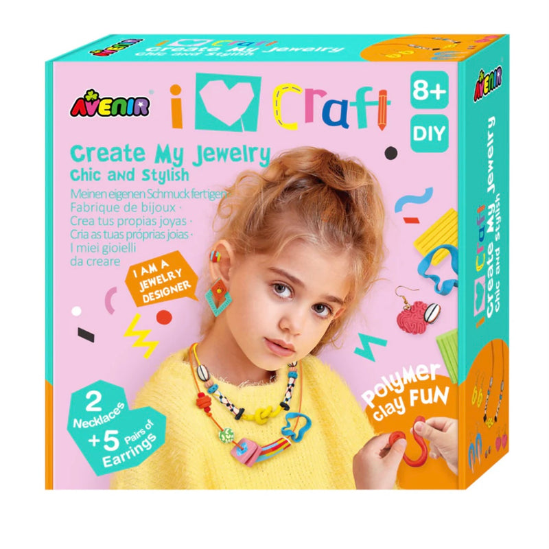 Avenir Create My Jewellery DIY Kit Chic and Stylish Art and Craft for Kids 8yrs+