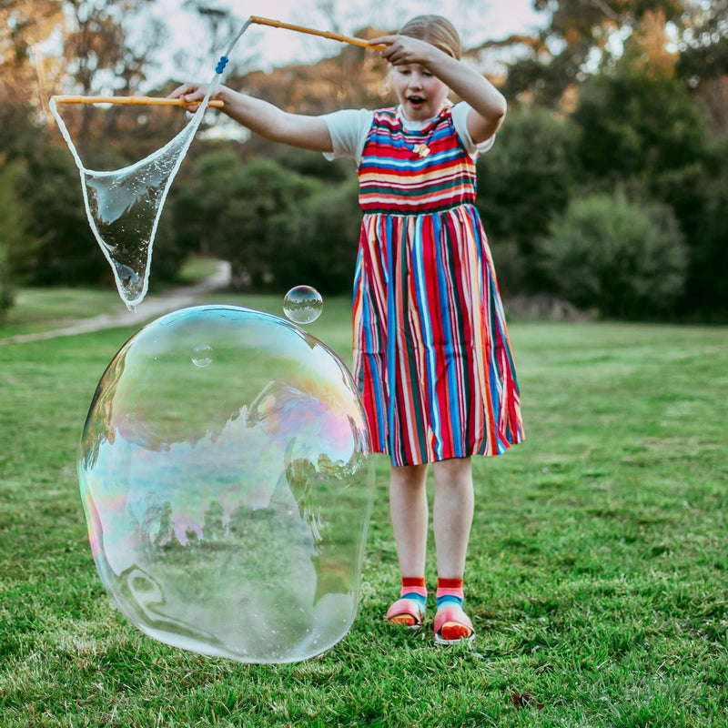 Giant XXL Bubble Kit with Extendable Stick By Pustefix 7yrs+