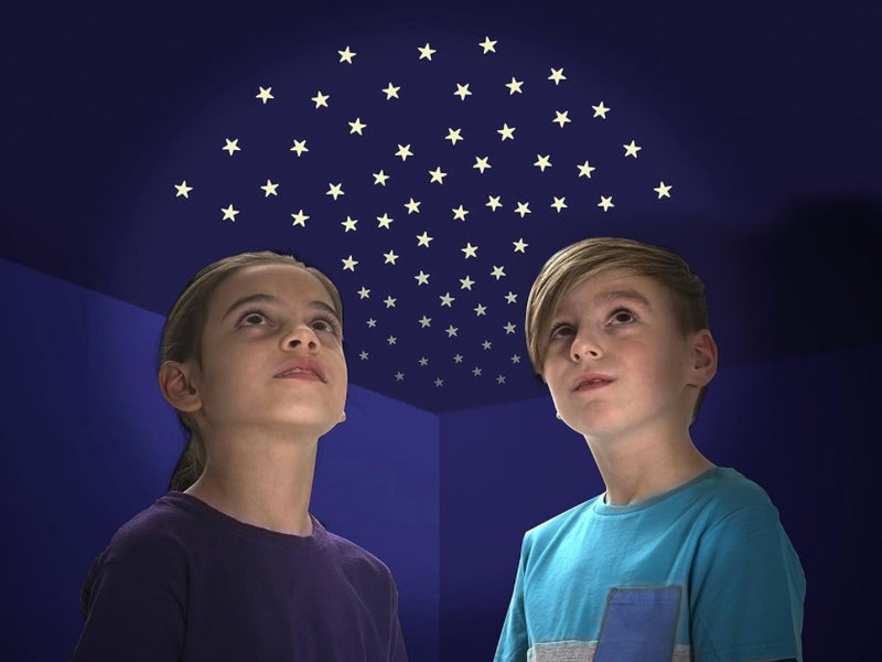 Starry Night 60 Glow In The Dark Stars By Brainstorm Room Decor 3yrs+