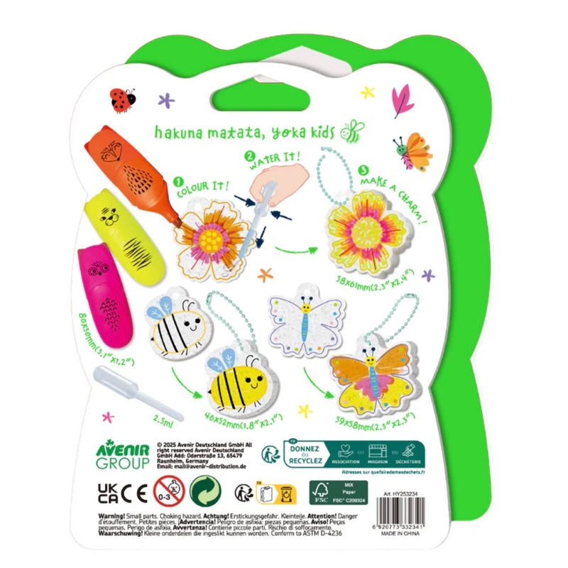 Haku Yoka Play 'N' Colour Garden Aqua Puffs Neon Colours Art and Craft for Kids 6yrs+