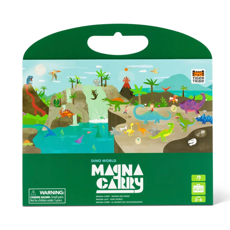 Tiger Tribe Magna Carry Dino World Travel Toys Dinosaur Toy Dinosaur and Dragon Theme 3yrs+