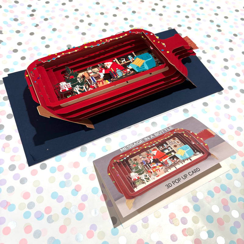 Christmas 3D Pop Up Greeting Card by Alljoy Design Christmas Card Christmas Collection