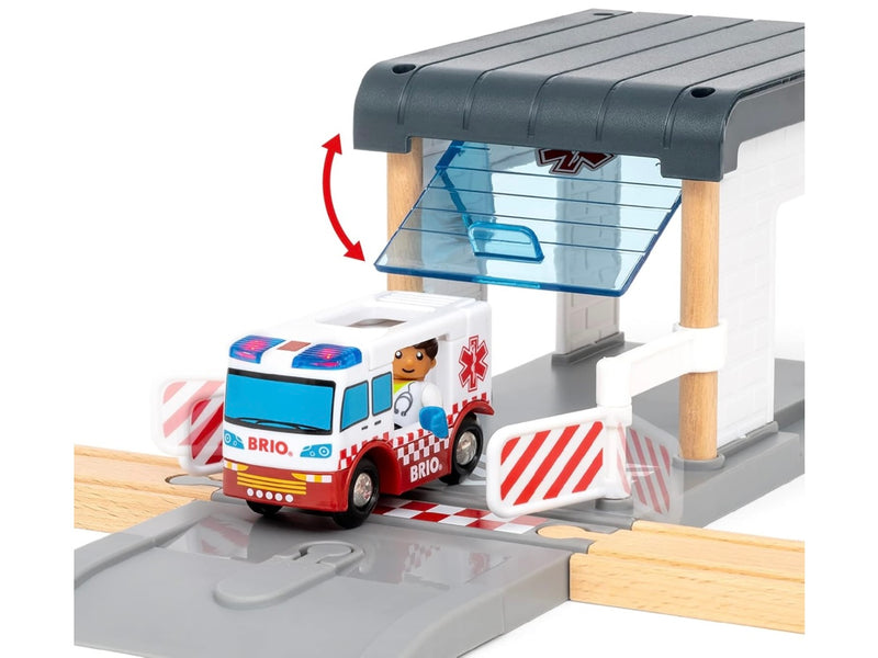 BRIO Rescue Team Train 44pcs Large Set 3yrs+