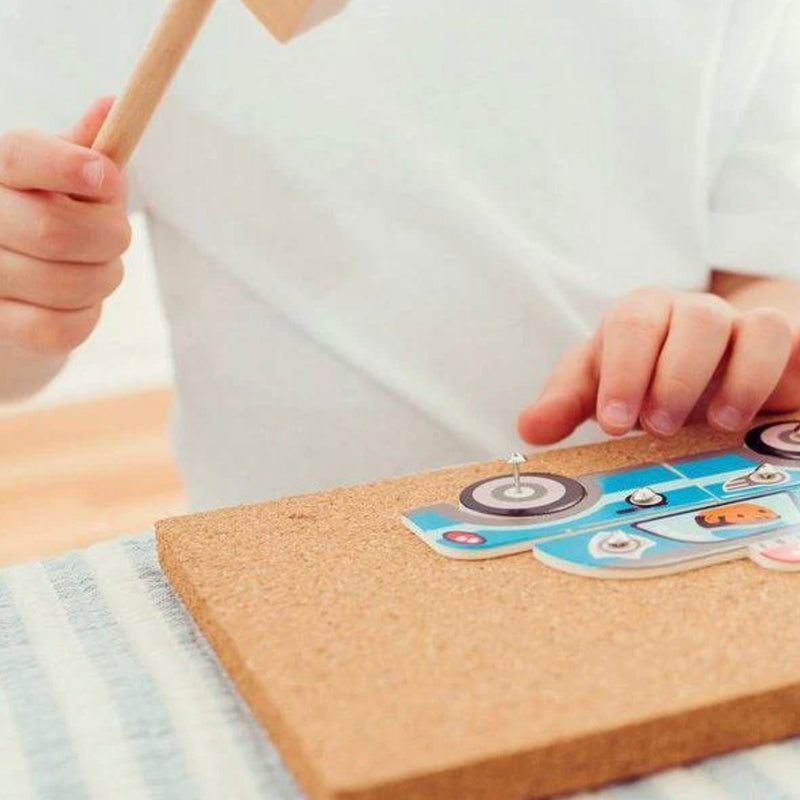 Djeco Vehicles Tap Tap Motor Skills Developmental Game 4yrs+