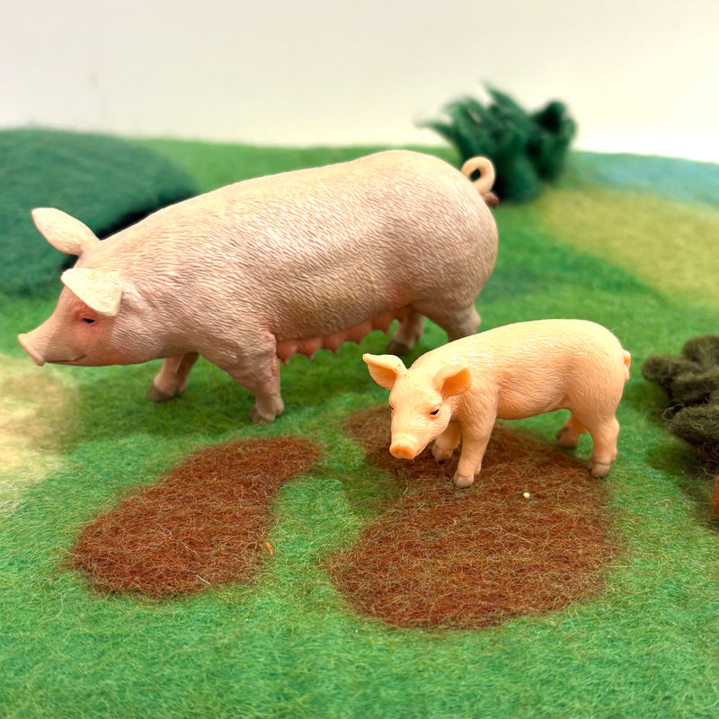 Farm Animals Figurine Collection 8pc Gift Set by CollectA Animal Figurines 3yrs+