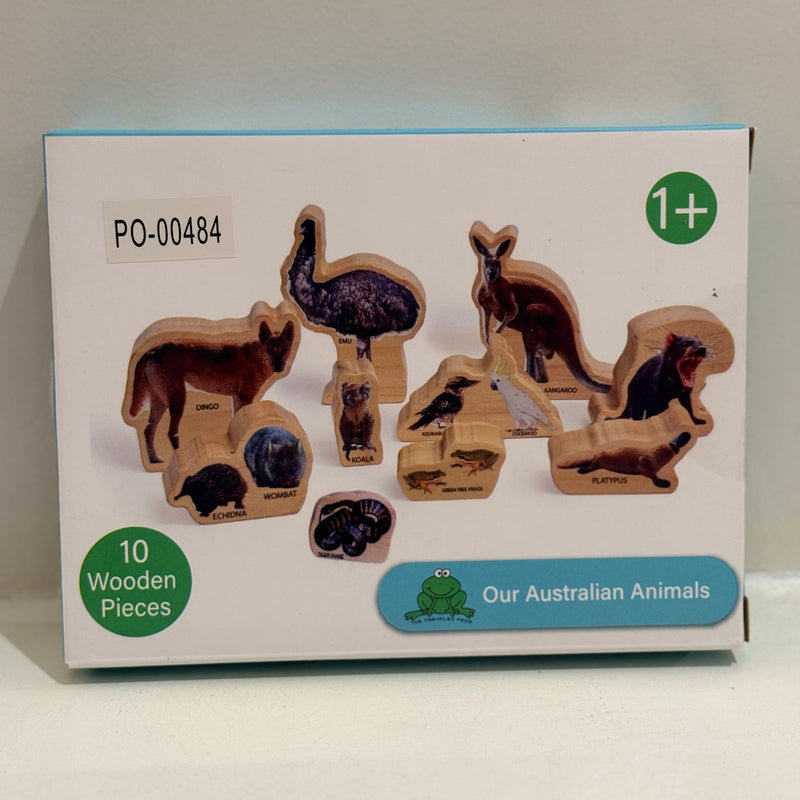 The Freckled Frog Our Australian Animals 10pcs Set Pretend & Imaginative Play Developmental Toys for Toddler Gifts Idea for 12m+