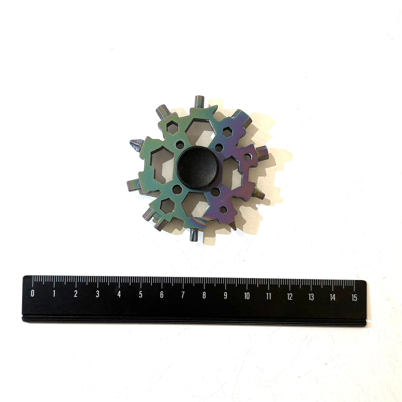 Kaiko Fidget Spinner Multi Tool Oil Slick Fidget Travel Toys Sensory Toys 3yrs+