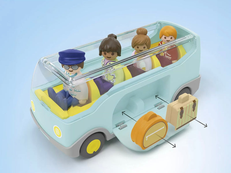 Playmobil Junior Airport Shuttle Bus Toy Car Toddlers Gifts Idea 12m+