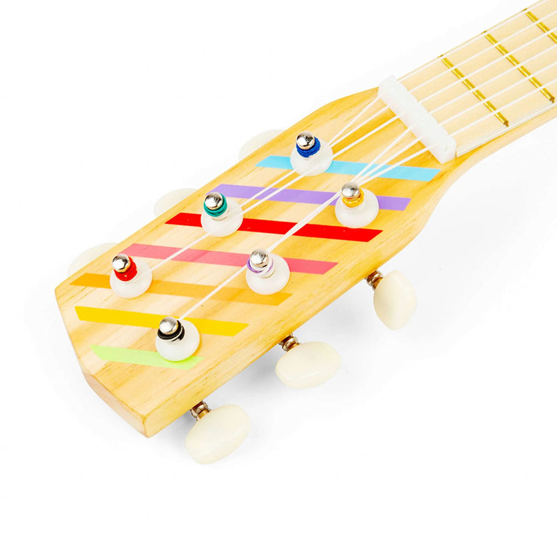 Bigjigs Toys Wooden Guitar Musical Intruments for Kids Gifting Ideas Best Seller 3yrs+
