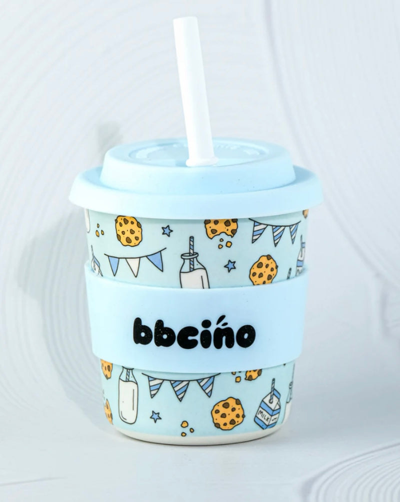 BBcino Tough Cookie in Blue 240ml Babycino