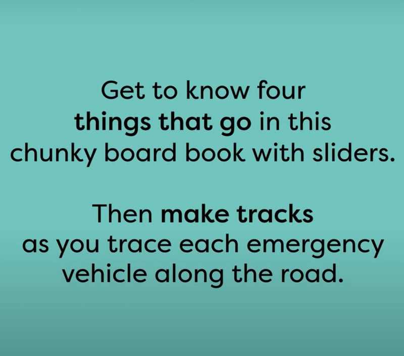 Make Tracks Emergency (Board Book) by Johnny Dyrander Kids Picture Book