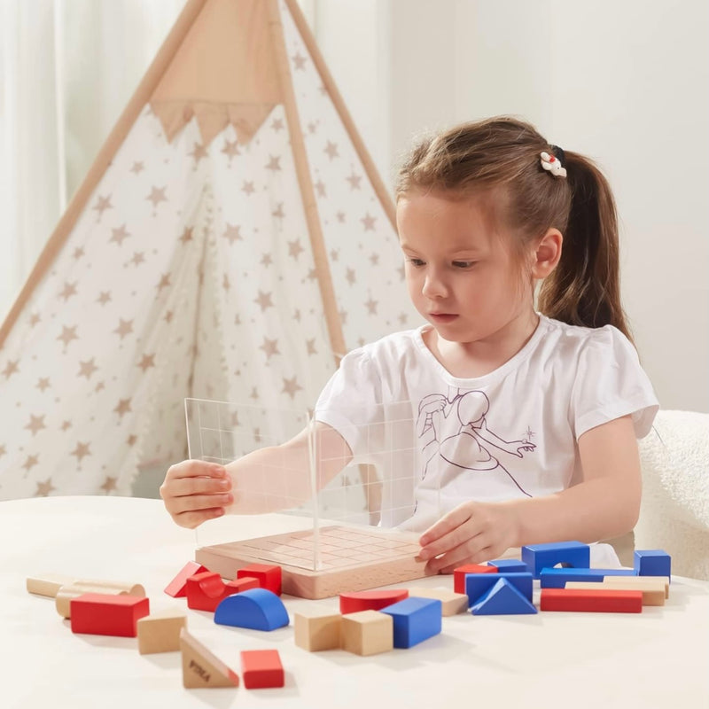 VIGA 3D Block Building Game 3yrs+