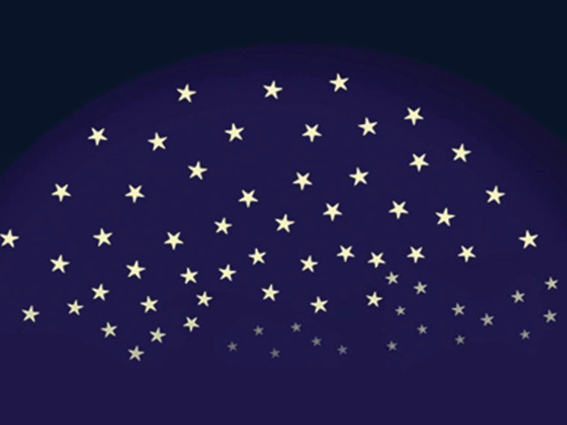 Starry Night 60 Glow In The Dark Stars By Brainstorm Room Decor 3yrs+