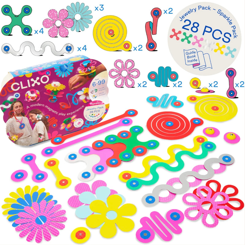 Clixo Jewelry Pack 28pcs STEM Toys 6yrs+