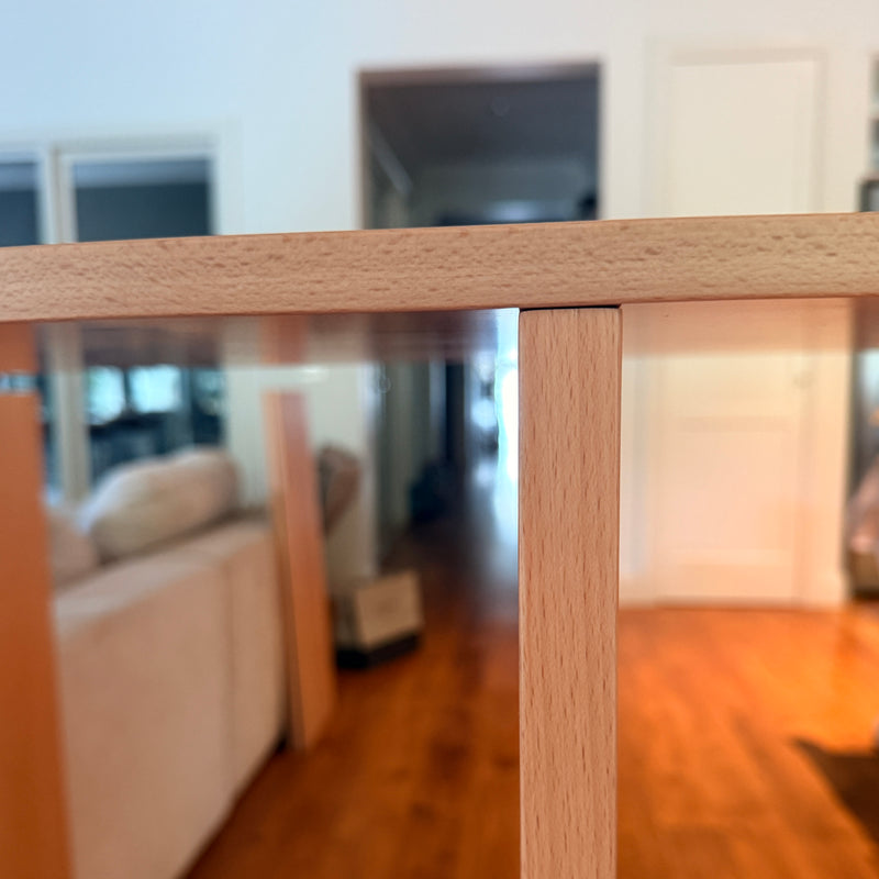 Montessori Beechwood 4 Tier Open Shelf Toddler/ Kids Toy Book Shelf 34.5(D) x 100 (L) X 100 (H)cm Kids Furniture (Furniture Shipping)